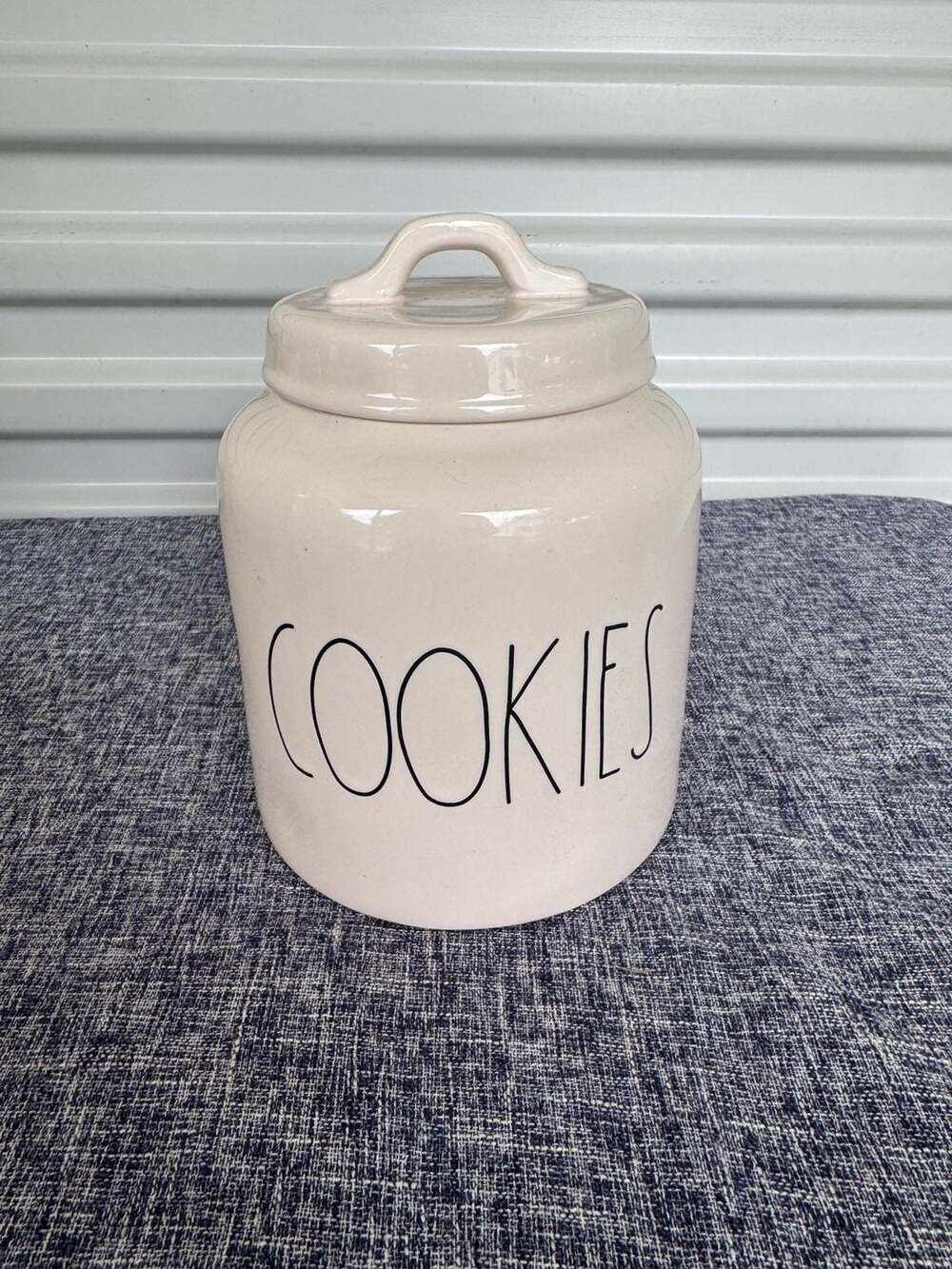 Rae Dunn Cookies Canister w/ lid